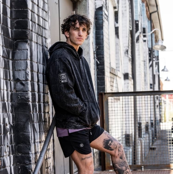 LEGENDS Women's Black Dyed Hoodie XS - Picture 9 of 9